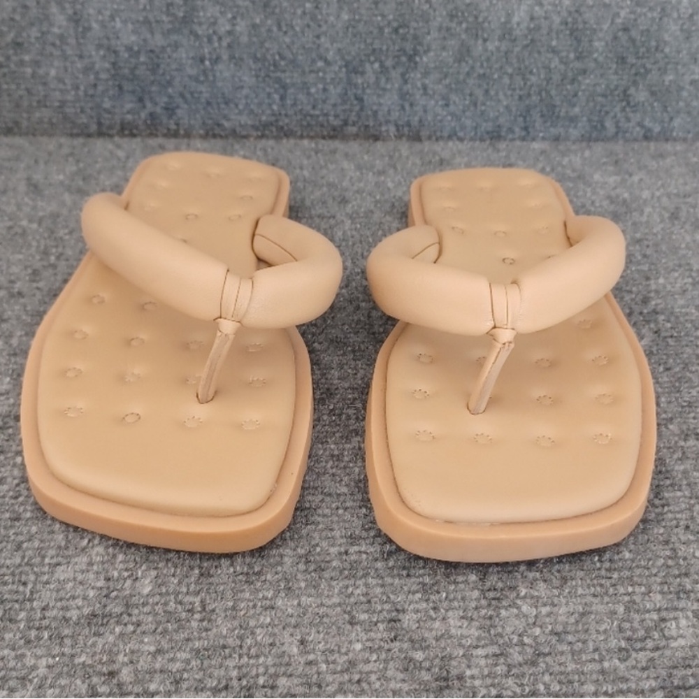 VINCE Serene Slip On Thong Slide Sandals Nude Size 9.5